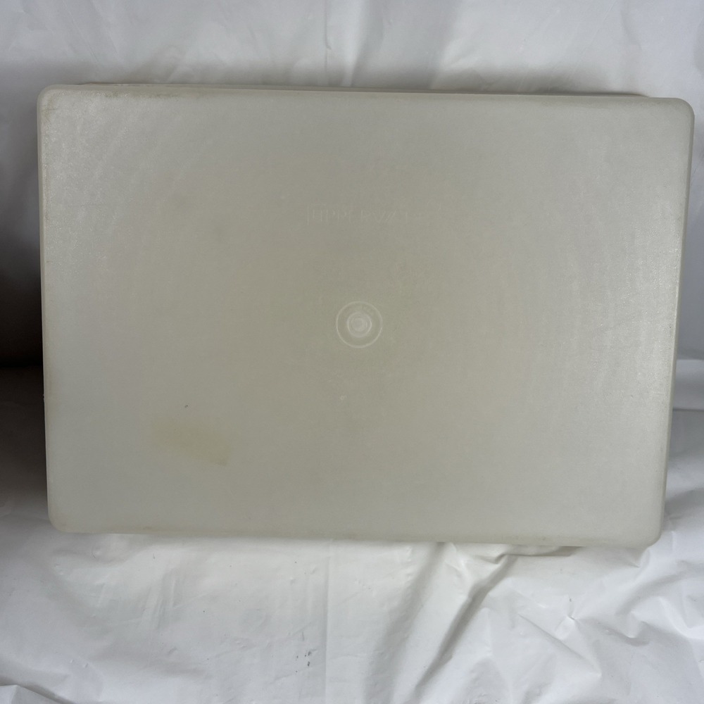 Vintage Tupperware Rectangle Cake Keeper Carrier Harvest‎ Gold 15"x11"